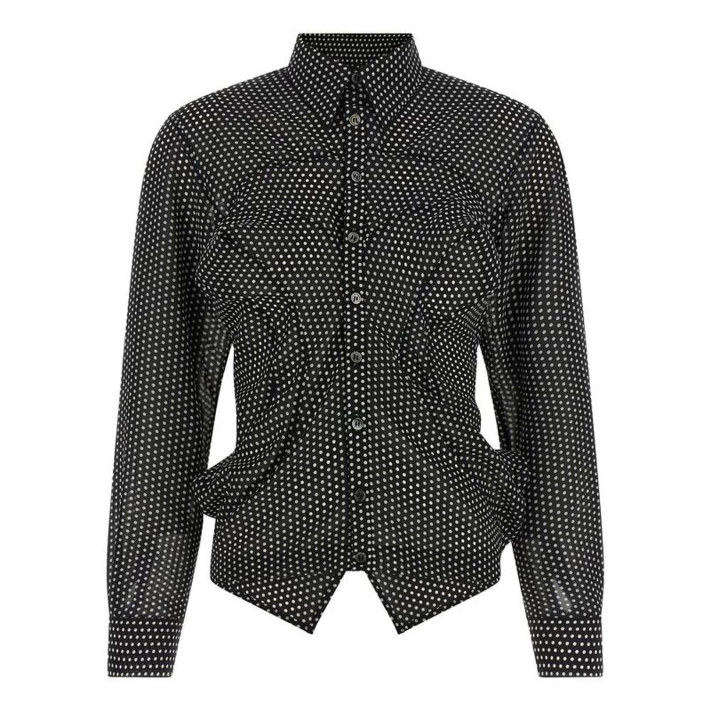 Junya Watanabe Bicolor Polyester Women's Blouse